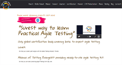 Desktop Screenshot of agiletestingalliance.org