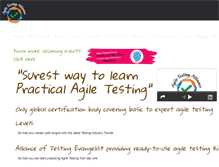 Tablet Screenshot of agiletestingalliance.org